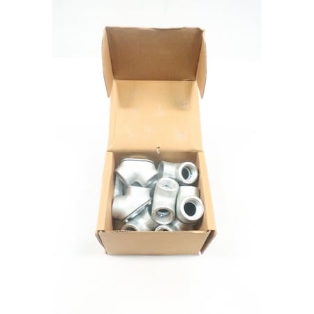 Crouse-Hinds Conduit Fitting Pulling Elbow, 3/4 in, Threaded, Malleable Iron 821